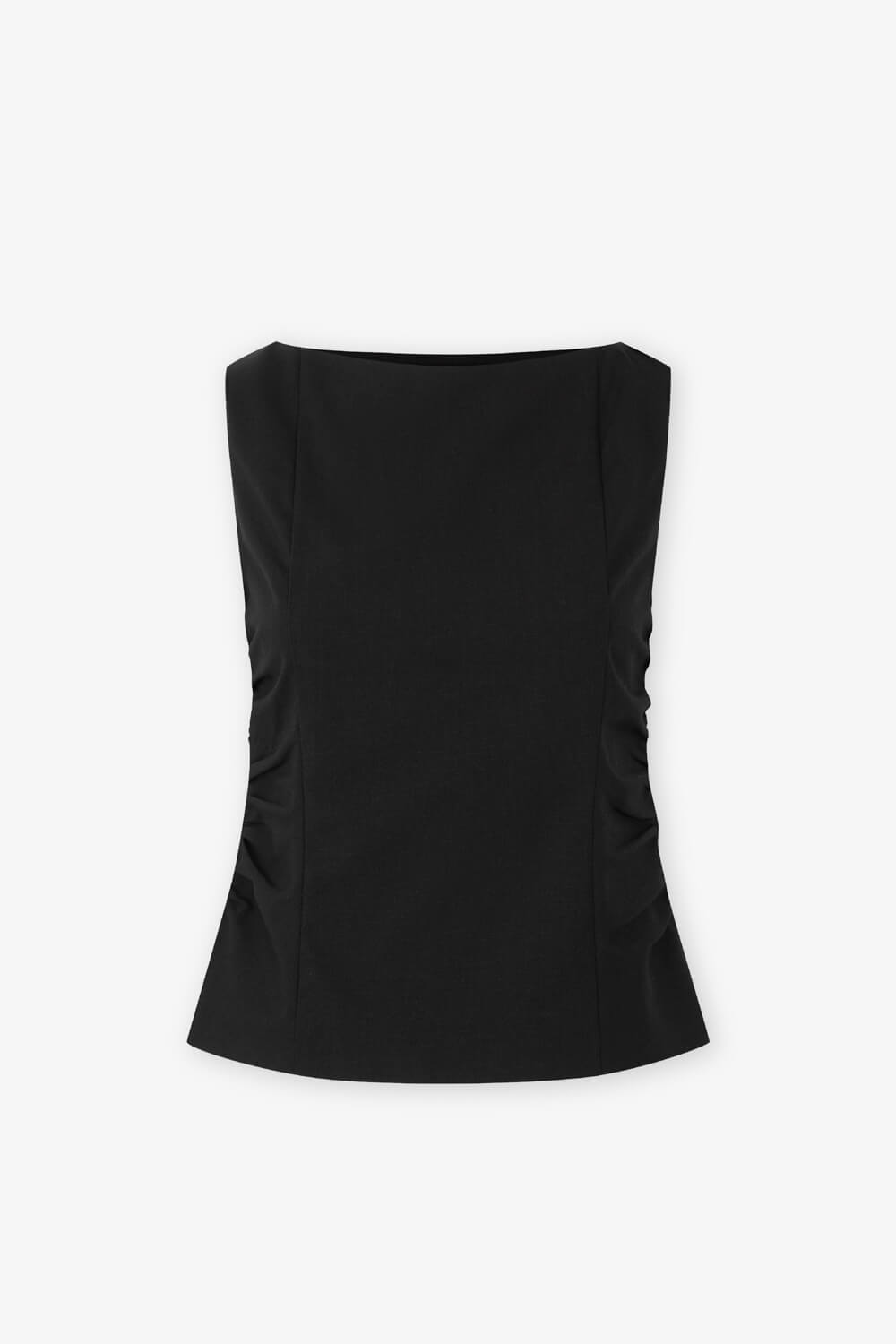 蝴蝶結飾無袖上衣