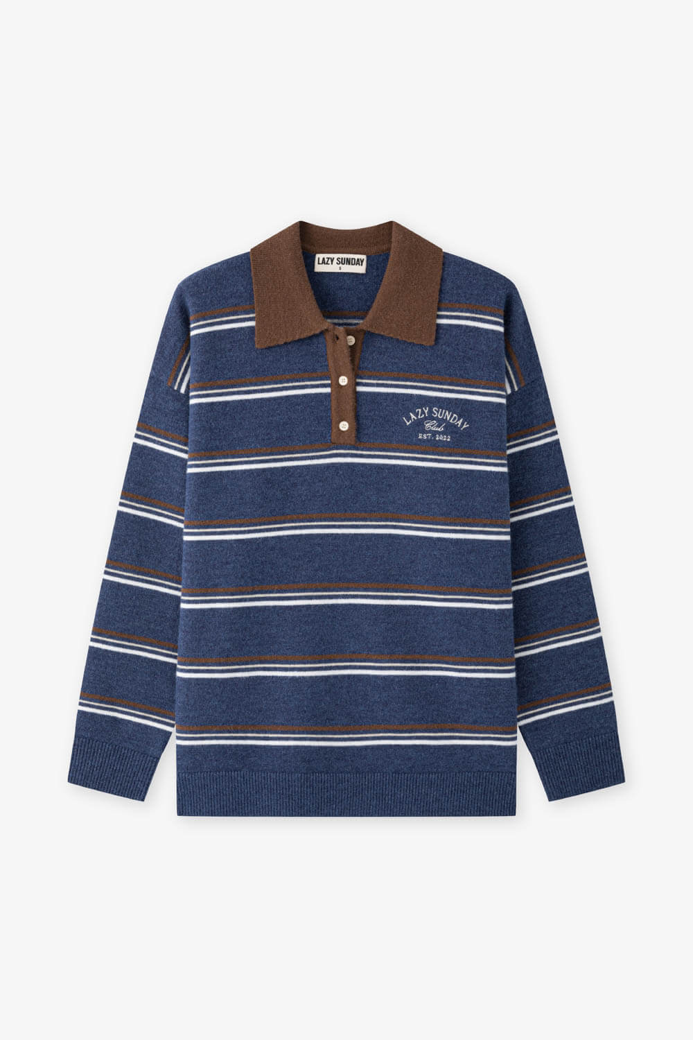 OVERSIZE條紋針織衫