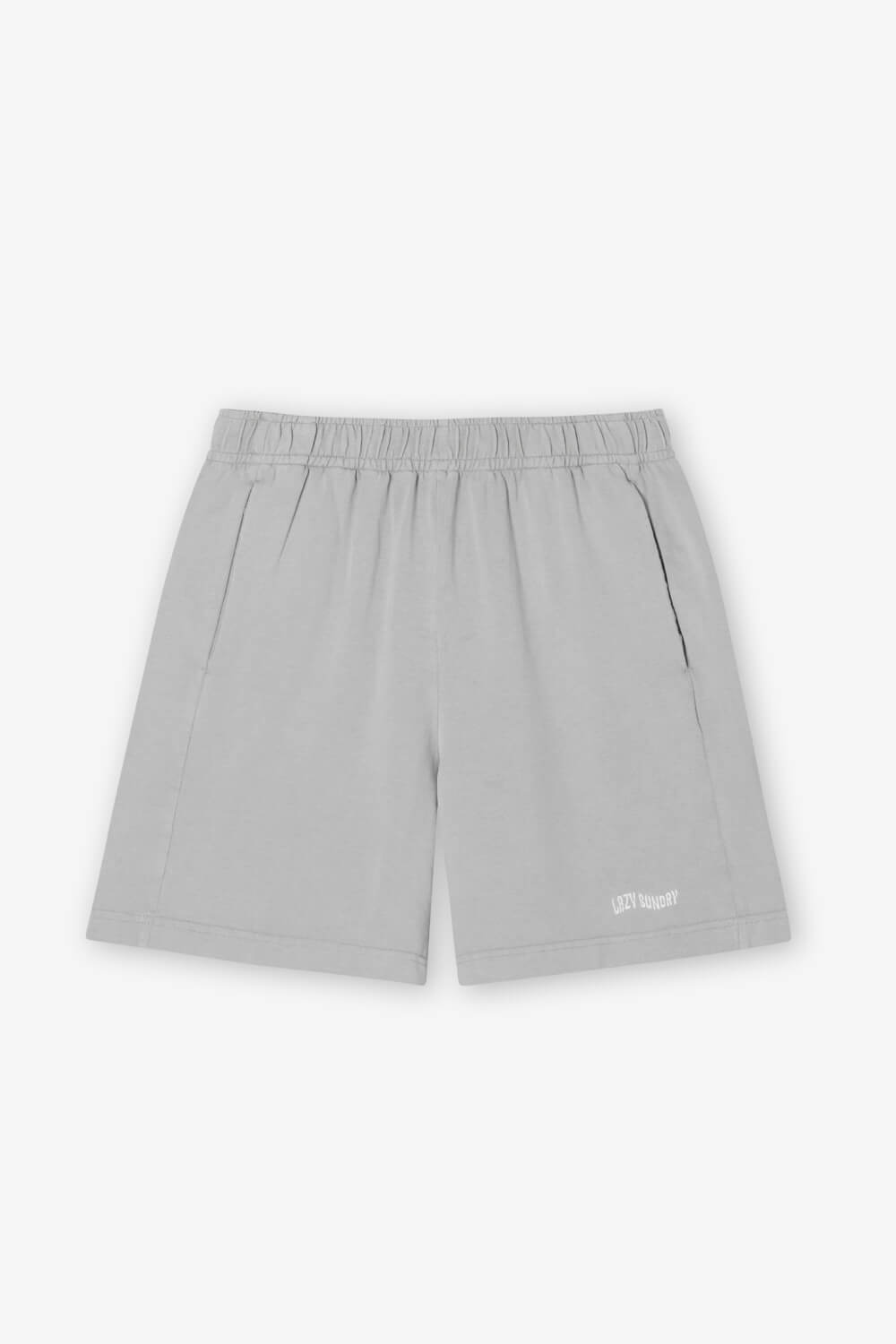 洗舊感刺繡休閒短褲