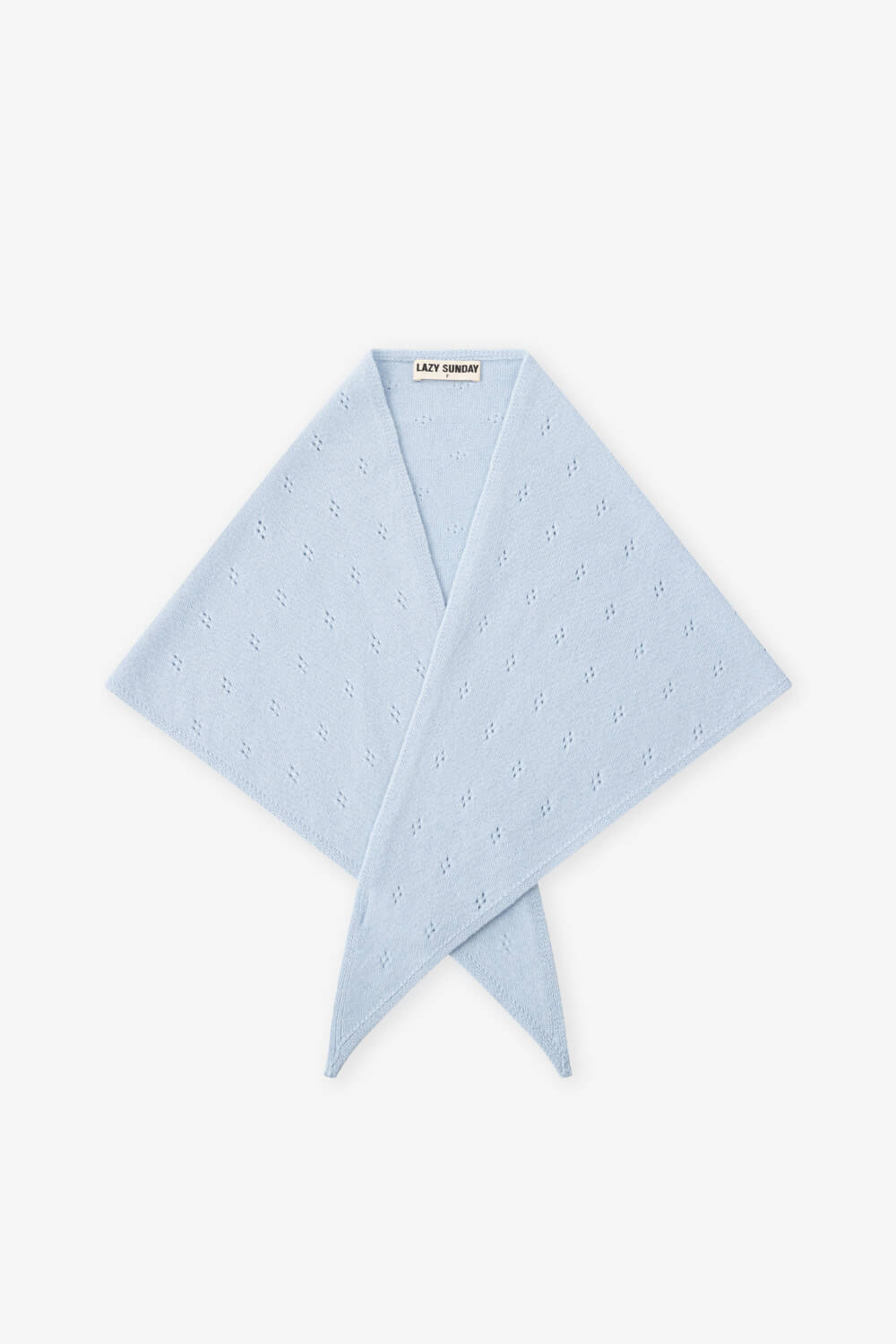 純羊毛緹花三角巾