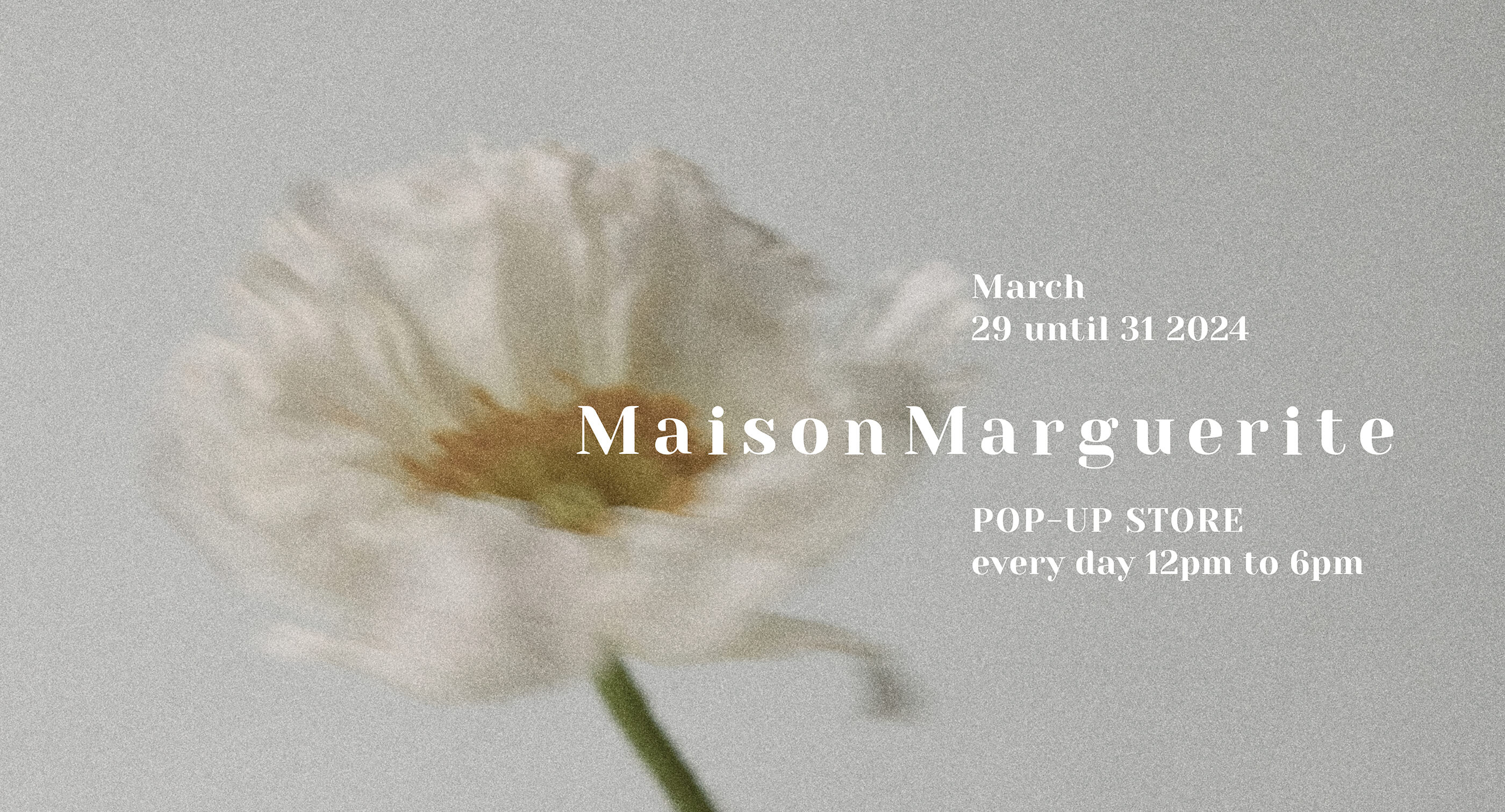 Event | Maison Marguerite Pop-Up
